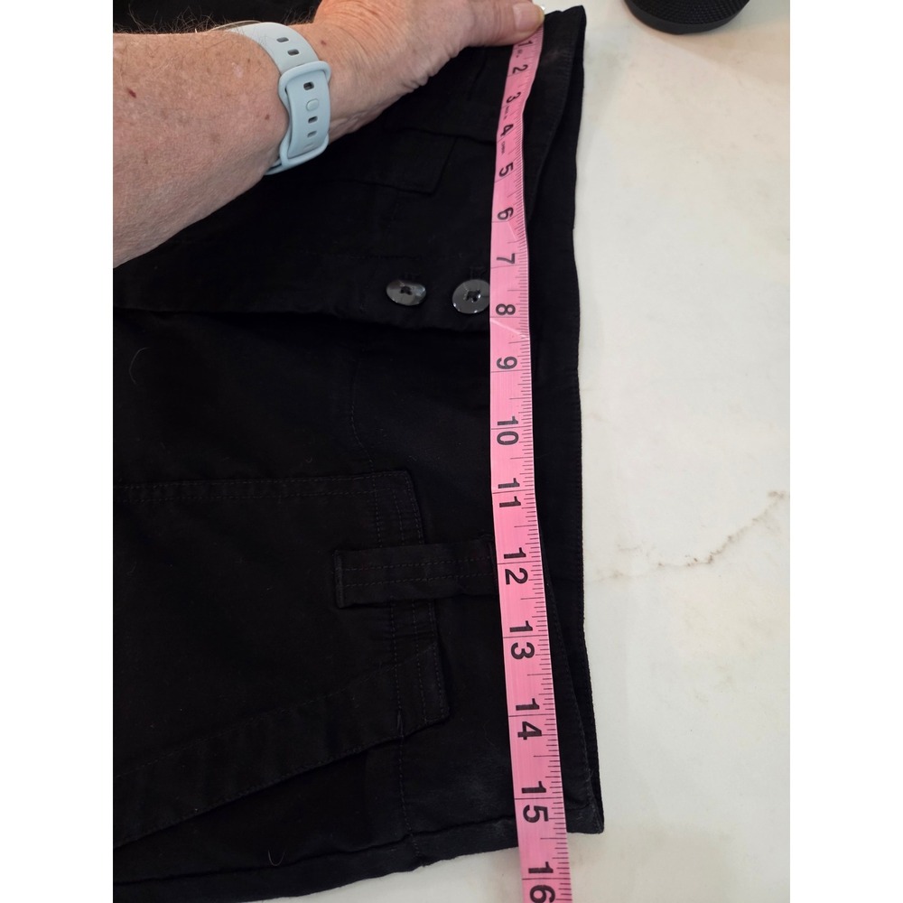 Maeve Naomi Linen Wide-Leg Flare Pants 12 Black High Rise Pockets 4123650590244 - Picture 13 of 16